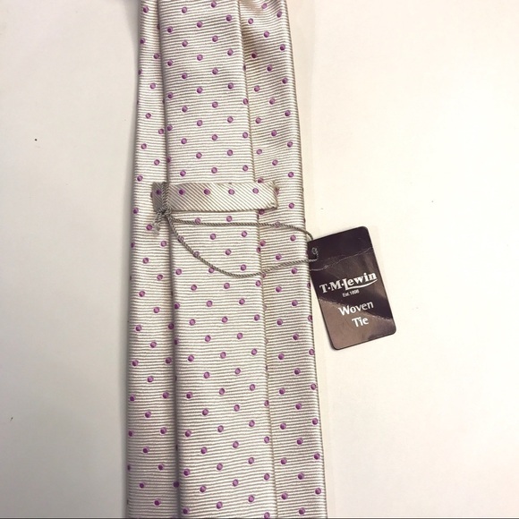 Nwt London TM Lewin 100% silk tie - Picture 8 of 8